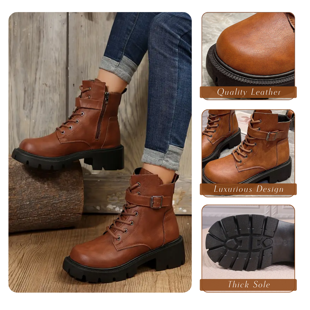 Matilda | Women's Boots With Solid Color