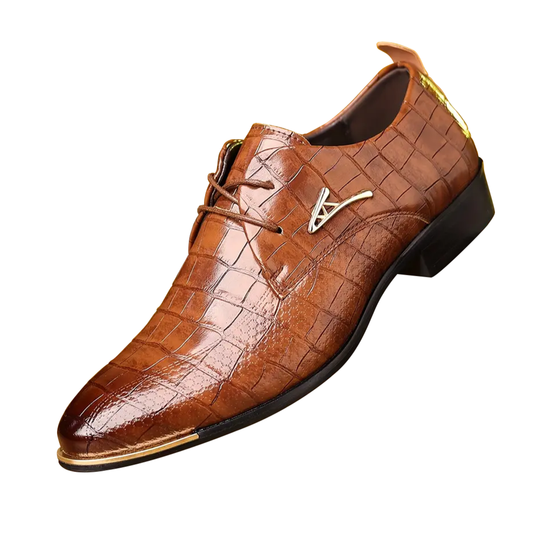 Flynn | Oxford PU Leather For Men