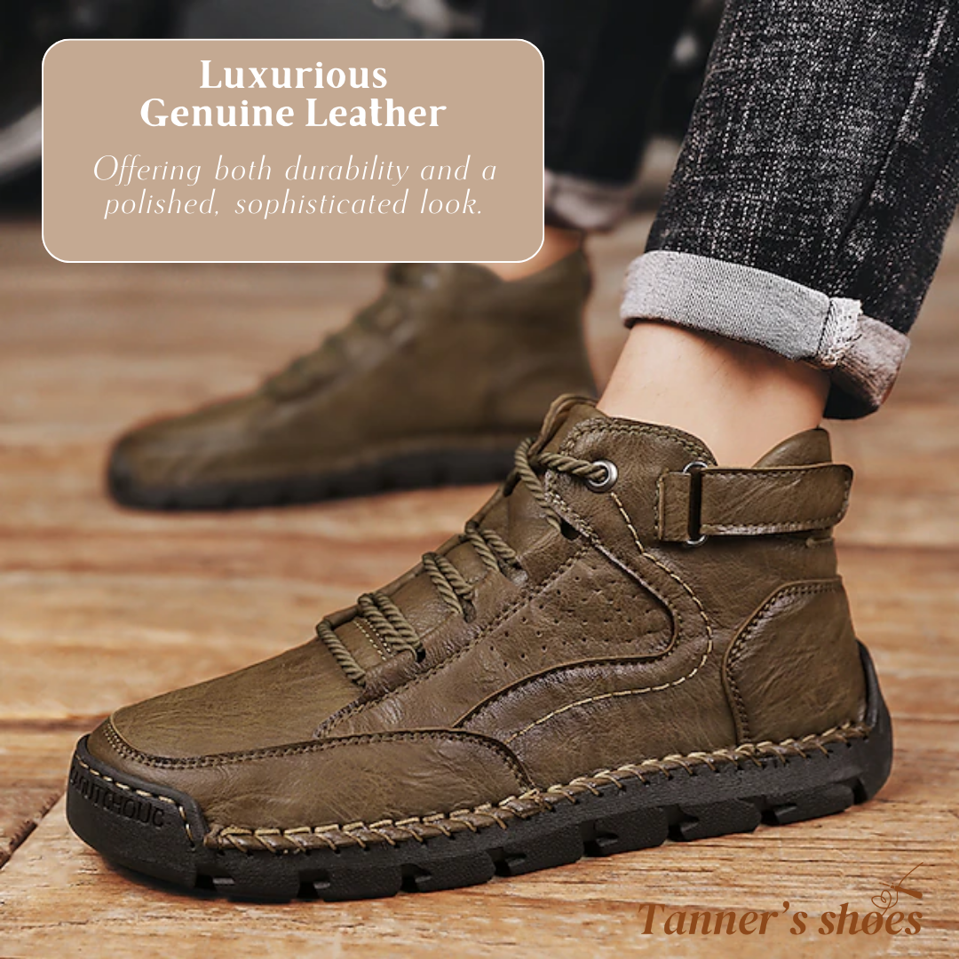 Darwin | Men's PU Leather Orthopedic Hiking Shoes