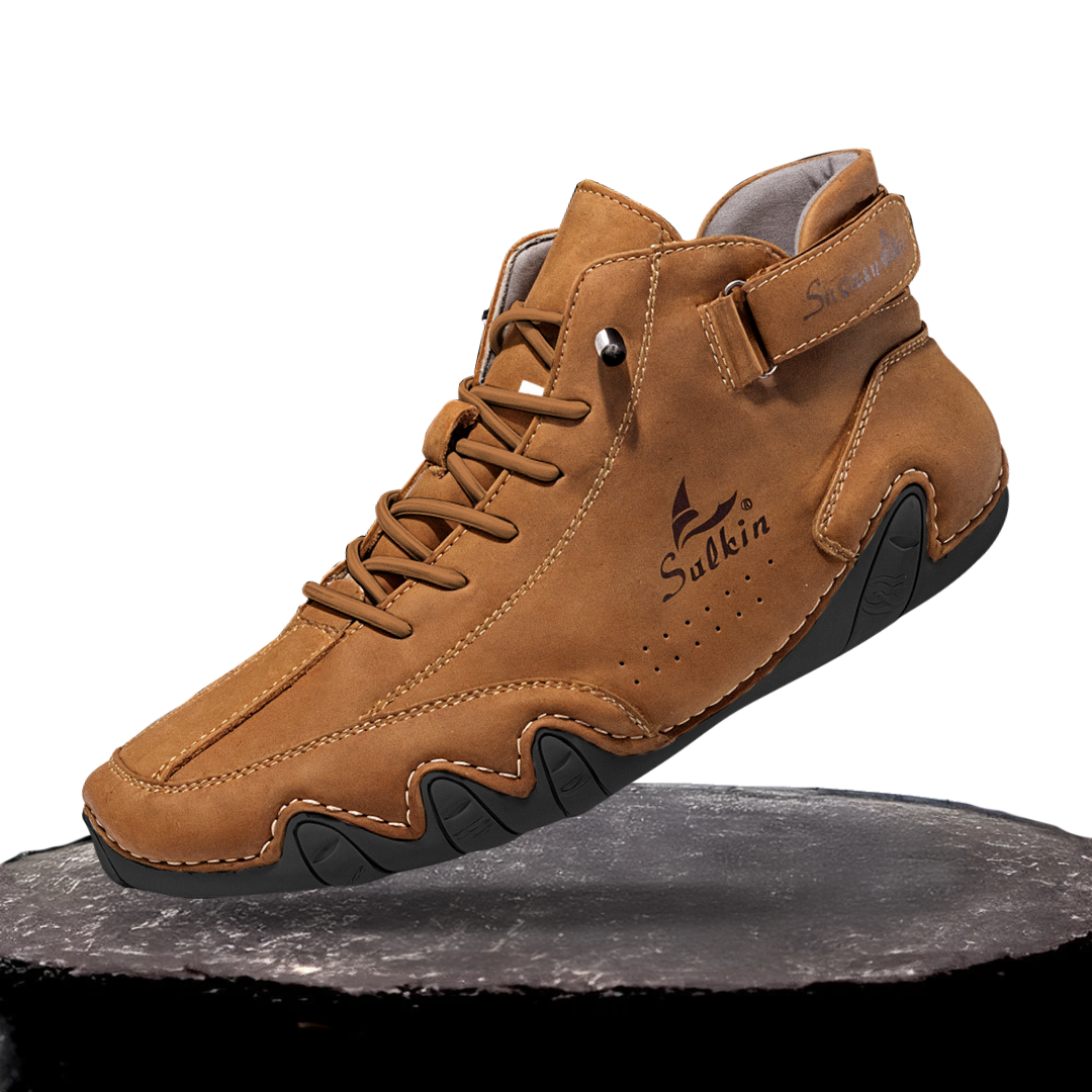 Collerina | Comfortable Orthopedic High Shoes Made of Faux Leather