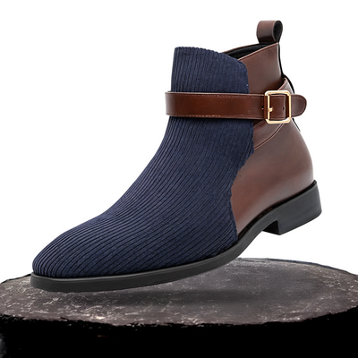 Sander | Vintage Color Block with Buckle Straps