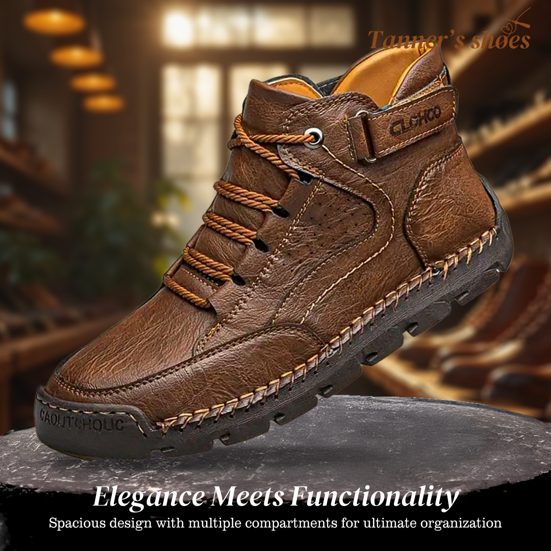 Darwin | Men's PU Leather Orthopedic Hiking Shoes