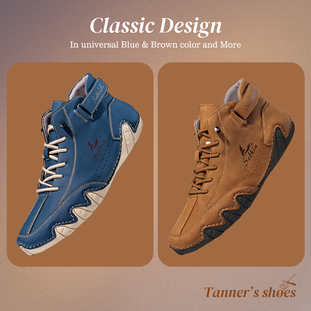 Collerina | Comfortable Orthopedic High Shoes Made of Faux Leather