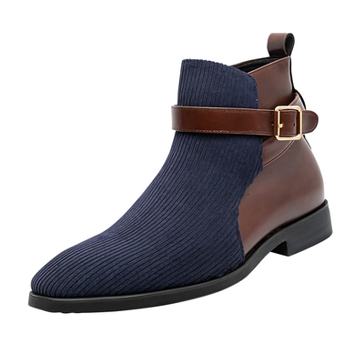 Sander | Vintage Color Block with Buckle Straps